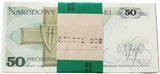 1988 - Zestaw - Polska - 50 Złotych - Oryginalny zestaw bankowy 100 sztuk