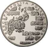 2008 - Polska - 20 zł - 65. Rocznica Powstania w Getcie Warszawskim