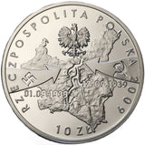2009 - Polska - 10 zł - Wrzesień 1939 Roku - Wieluń