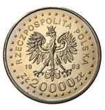 1993 - Polska - 20000 zł - XVII Zimowe Igrzyska Olimpijskie - Lillehammer 1994