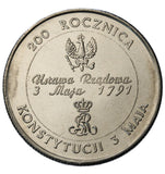 1991 - Polska - 10000 zł - 200 Rocznica Konstytucji 3 Maja