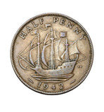 1942 - Wielka Brytania - 1/2 Pensa
