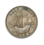 1938 - Wielka Brytania - 1/2 Pensa