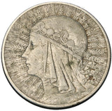 1932 - Polska - 10 zł - Polonia (Głowa Kobiety)