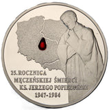 2009 - Polska - 10 zł - 25 Rocznica Śmierci Księdza Jerzego Popiełuszki