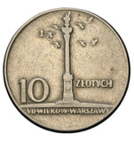 1965 - Polska - 10 zł - Kolumna Zygmunta