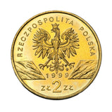 1999 - Polska - 2 zł - Wilk