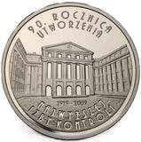 2009 - Polska - 10 zł - 90 Rocznica Utworzenia NIK