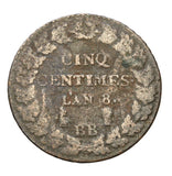 1799-1800 - Francja - 5 Centimes