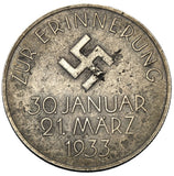 1933 - Medal - Niemcy - Hitler i Hindenburg