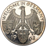 1963 - Medal - Niemcy - Wizyta Prezydenta J.F. Kennedy'ego w Niemczech