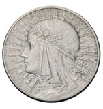 1932 - Polska - 5 zł - Polonia (głowa kobiety)