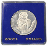 1986 - Polska - 500 zł - Sowa z młodymi