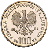 1981 - Polska - 100 zł - Konie - próba
