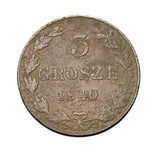 1840 - Polska - 3 Grosze