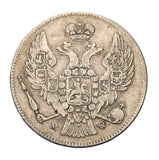 1836 - Polska - 30 Kopiejek - 2 Złote