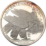 1976 - Medal - USA - 200-lecie Niepodległości USA - Benjamin Franklin