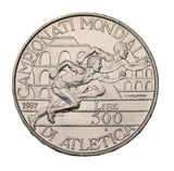 1987 - Włochy - 500 Lirów - Mistrzostwa Świata w Lekkoatletyce Rzym 1987