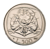 1987 - Włochy - 500 Lirów - Rok Rodziny
