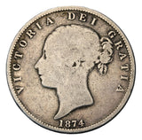 1874 - Wielka Brytania - 1/2 Korony
