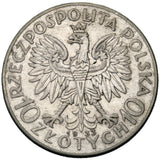 1933 - Polska - 10 zł - Polonia (Głowa Kobiety)
