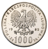 1983 - Polska - 1000 zł - Jan Paweł II