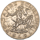 1975 - Austria - 100 Szylingów - 50-lecie Szylinga
