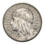 1932 - Polska - 5 zł - Polonia (Głowa Kobiety)