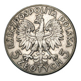 1932 - Polska - 5 zł - Polonia (Głowa Kobiety)