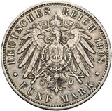 1908 - Niemcy - 5 Marek