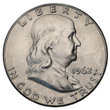 1962 - USA - 1/2 Dolara - Franklin Half Dollar