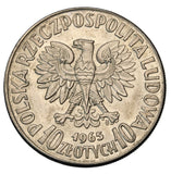 1965 - Polska - 10 zł - VII Wieków Warszawy - próba