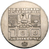 1975 - Austria - 100 Szylingów - Zimowa Olimpiada w Innsbrucku
