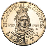1989 - USA - 1/2 Dolara - 200-lecie Kongresu USA