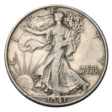 1941 - USA - 1/2 Dolara - Walking Liberty Half Dollar