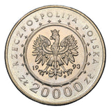 1993 - Polska - 20000 zł - Zamek w Łańcucie