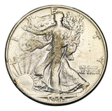 1945 - USA - 1/2 Dolara - Walking Liberty Half Dollar