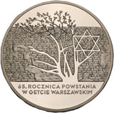 2008 - Polska - 20 zł - 65. Rocznica Powstania w Getcie Warszawskim