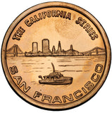 1980-1989 - Medal - USA - San Francisco - Alcatraz