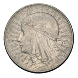 1933 - Polska - 5 zł - Polonia (głowa kobiety)
