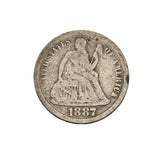 1887 - USA - 1 Dime