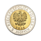 2016 - Polska - 5 zł - Księży Młyn w Łodzi
