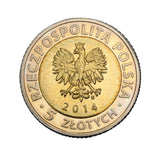 2014 - Polska - 5 zł - Zamek Królewski w Warszawie