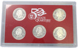 2002 - USA - Zestaw - Zestaw 5 srebrnych monet - Monety Stanowe