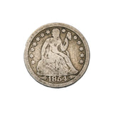 1854 - USA - 1 Dime