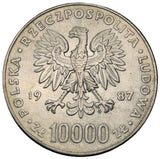 1987 - Polska - 10000 zł - Jan Paweł II