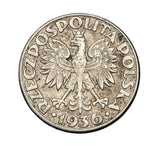 1936 - Polska - 2 zł - Żaglowiec
