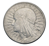 1934 - Polska - 5 zł - Polonia (Głowa Kobiety)