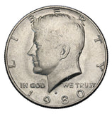 1980 - USA - 1/2 Dolara - Kennedy Half Dollar