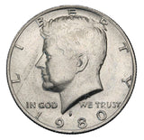 1980 - USA - 1/2 Dolara - Kennedy Half Dollar